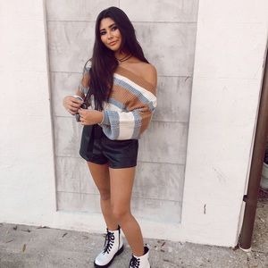 Midge One Shoulder Sweater